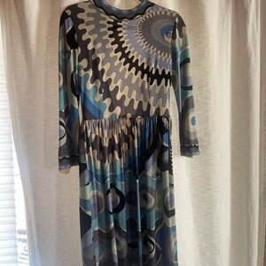Emilio Pucci Geometric Print Dress